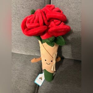 Jellycat Amuseables Rose Bouquet Plush 🌹 – NWT – Authentic